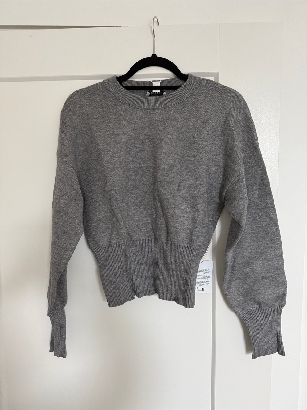 Topshop Gray Crewneck Sweater